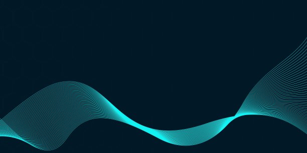 技术抽象线与点的连接背景。连接数字数据和大数据的概念。数字数据可视化。矢量图图片下载