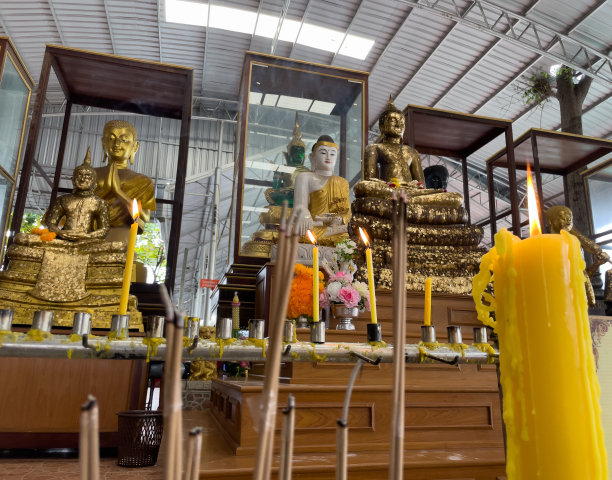 寺庙里的佛像。图片下载