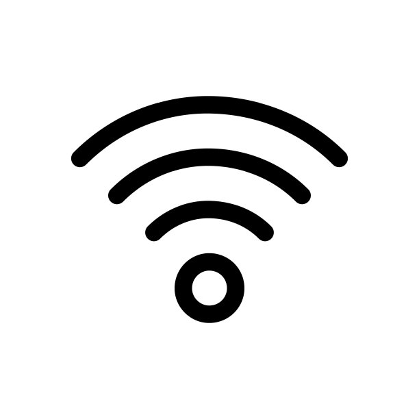 wi - fi轮廓图标。矢量图形图片下载
