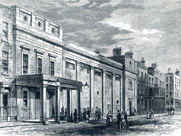 托特纳姆街摄政剧院19世纪伦敦图片下载