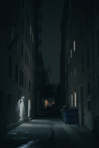 加州萨克拉门托中心的幽灵小巷图片下载