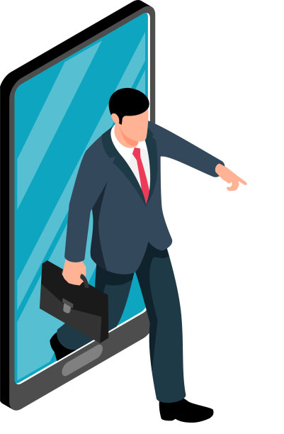 等距商人概念图片下载