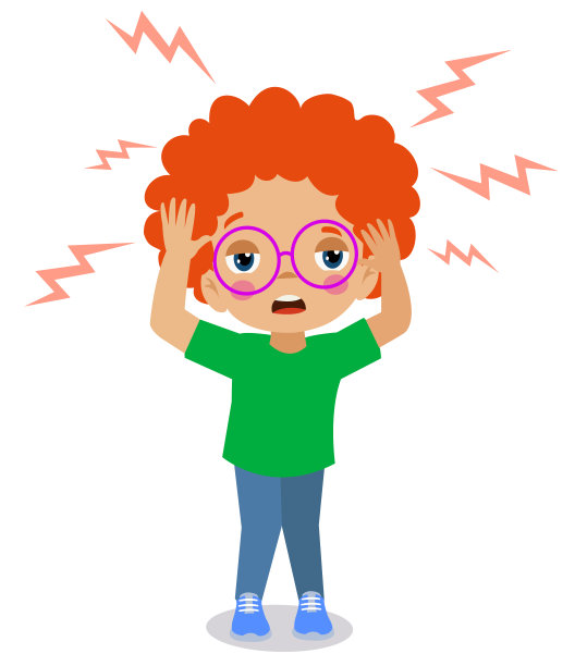 可爱的头痛病男孩图片下载