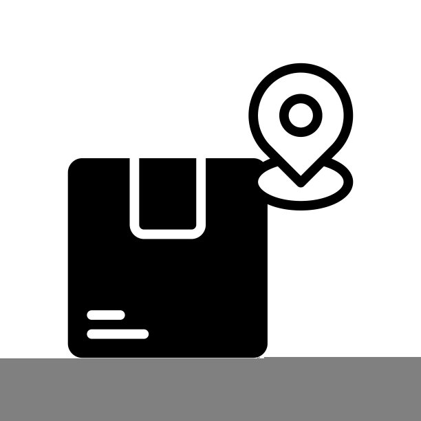 包裹位置图标，用于跟踪货物。图片下载