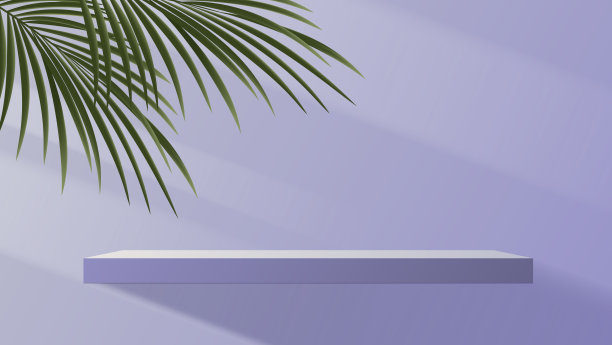 紫色背景产品显示基座场景与几何平台。展示台，舞台，展示台上，展示你的产品来自客户的房间。矢量设计。图片下载