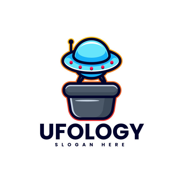 矢量插图Ufo简单吉祥物风格图片下载