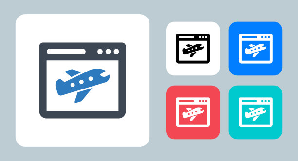 旅游博客图标-矢量插图。旅行，博客，博客，旅程，假期，视频，视频日志，视频日志，内容，网站，标志，符号，平面，图标。图片下载