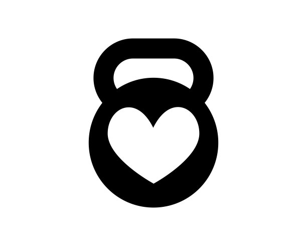 里面有爱情形状的哑铃图片下载