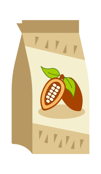 袋可可。矢量图图片下载