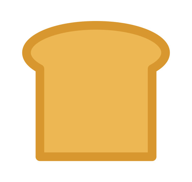 块面包。矢量图图片下载