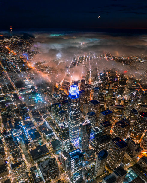 旧金山的夜晚图片下载