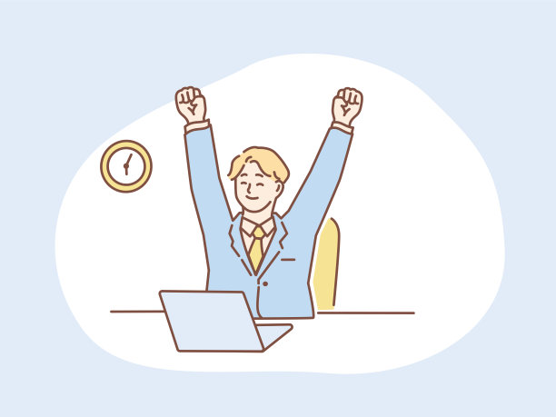 忙碌、加班和工作结束的说明。忙，压力大，要回家。图片下载