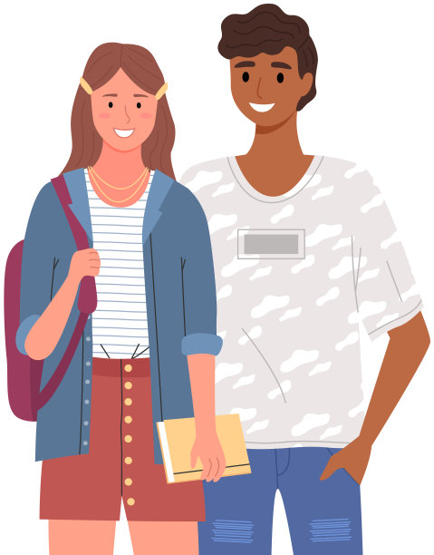 各种各样的大学生，女学生和男学生用笔记本和笔记本电脑学习图片下载