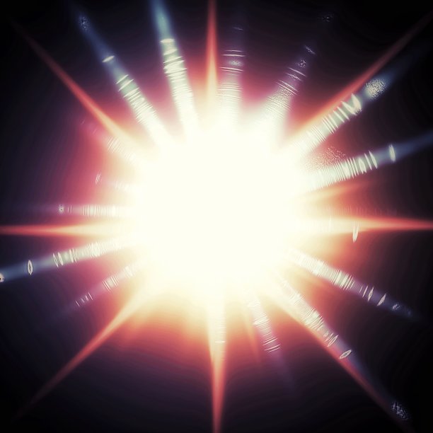 抽象的背景射线在黑暗中闪耀图片下载
