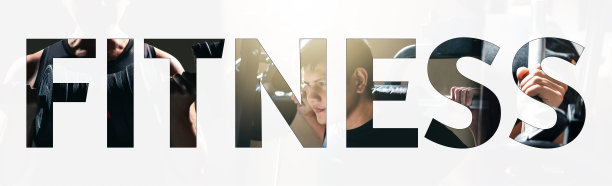 在健身房用哑铃和杠铃锻炼来增强身体。图片下载