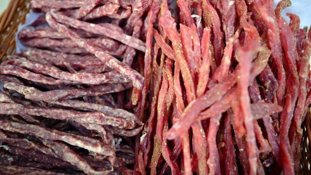 熏肉产品。图片下载