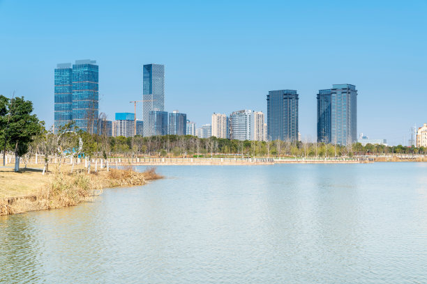 中国湖滨现代写字楼图片下载