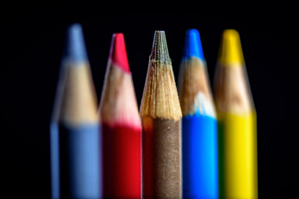 这是一张蜡笔的特写镜头图片下载