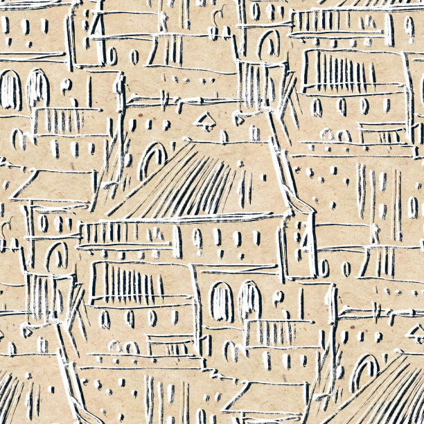 与小镇的无缝模式。图片下载