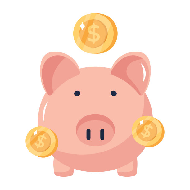 一个扁平的图标设计的储蓄图片下载