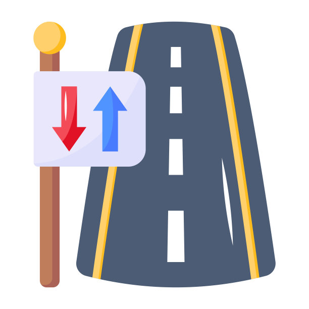 方向板的高级平面图标图片下载