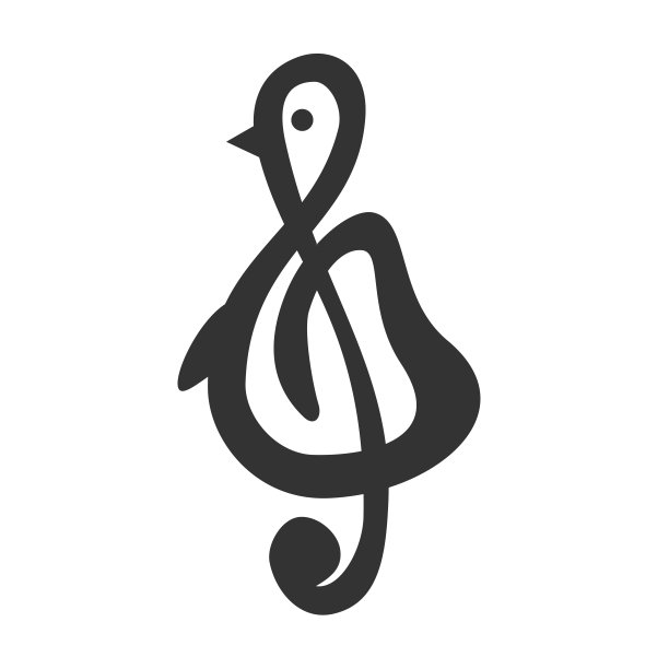 音乐抽象标志图标插图品牌标识图片下载