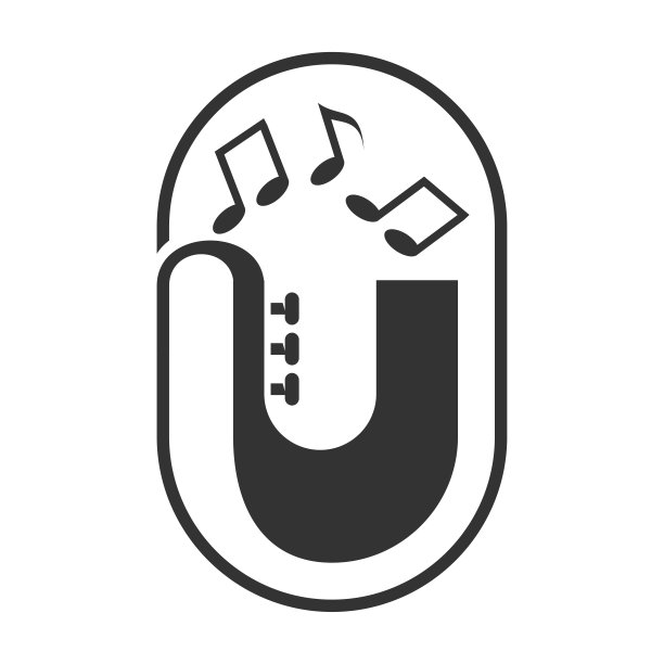 音乐抽象标志图标插图品牌标识图片下载