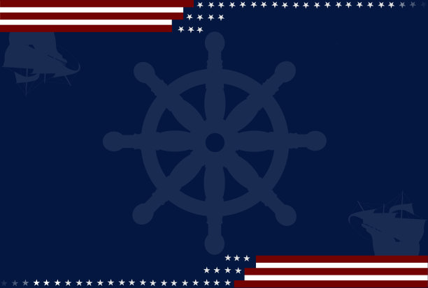 哥伦布日与船轮背景邀请或海报图片下载