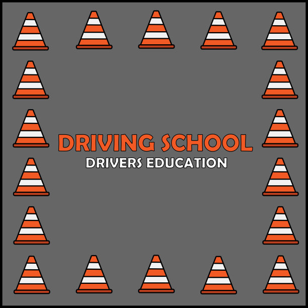 灰色背景上的交通锥图片下载