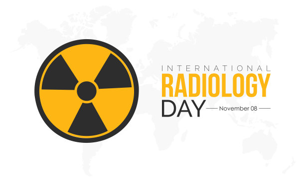 11月8日国际放射日的矢量插画设计概念图片下载