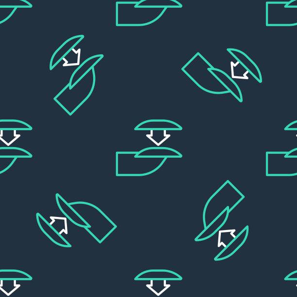 指甲图标隔离的假指甲线组图片下载