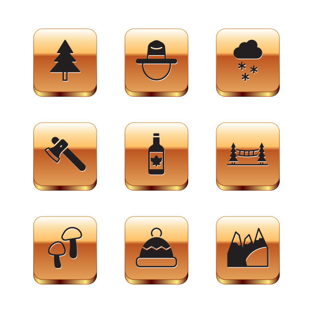 圣诞树蘑菇豆帽啤酒套装图片下载