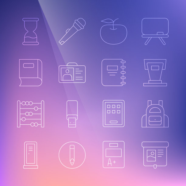 设置线投影屏幕学校背包舞台图片下载