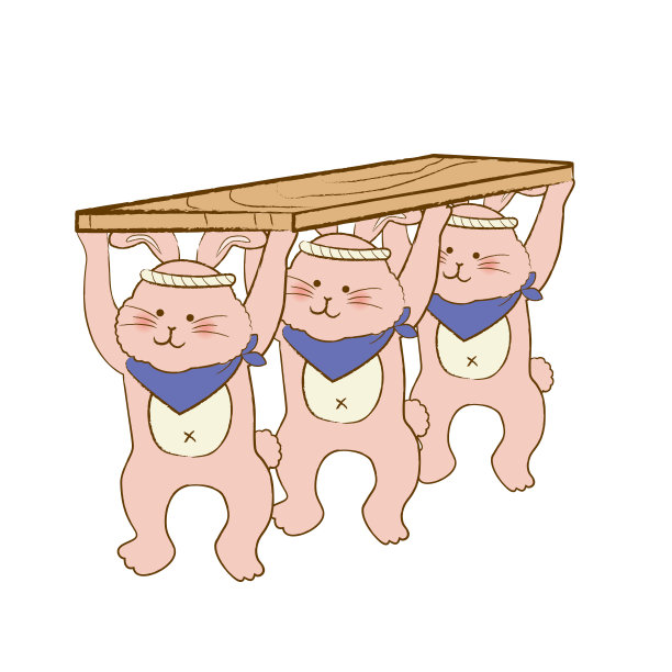 兔子木匠的剪贴画图片下载