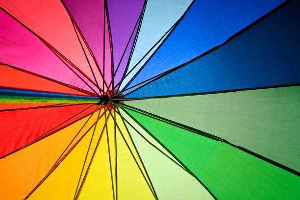 颜色的伞图片下载