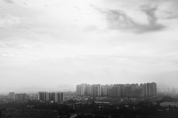 黑白成都图片下载