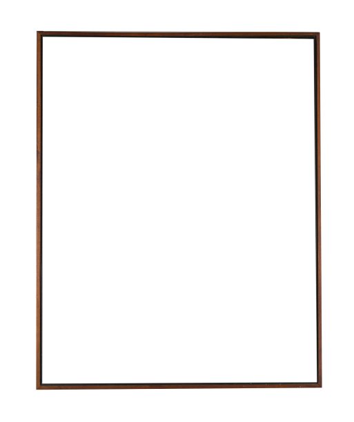 画框:白色背景上用来绘画或绘画的矩形木框图片下载