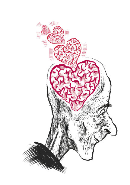 人的大脑是心形的图片下载