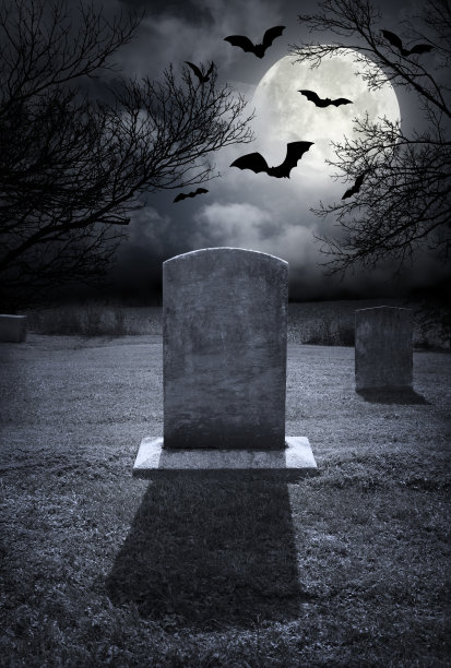 令人毛骨悚然的万圣节公墓图片下载
