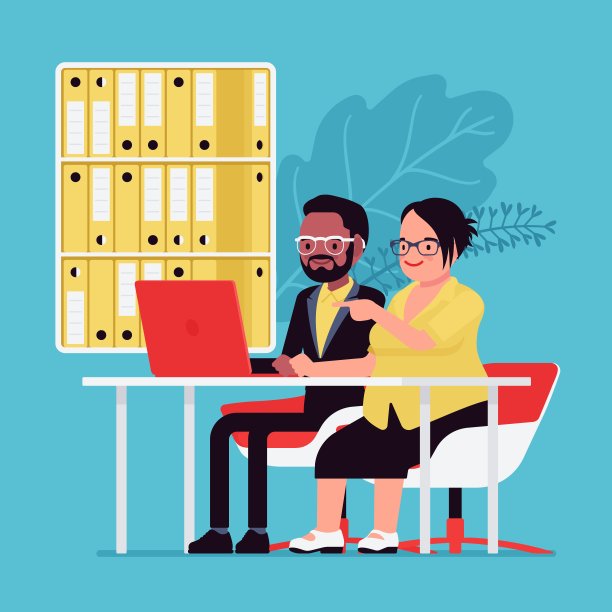 办公室内部，男人，女人在商业工作场所图片下载