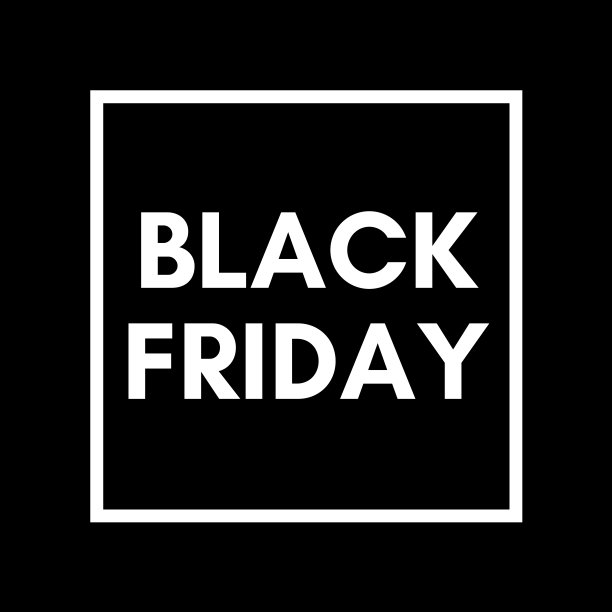 黑色星期五标志图标插图图片下载