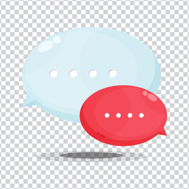 空白背景上的语音气泡图标图片下载