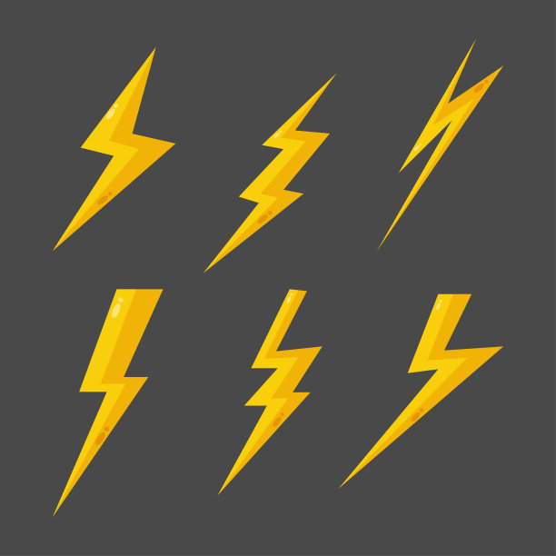 金色照明图标系列图片下载