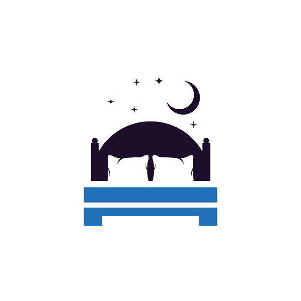 床矢量标志设计。图片下载