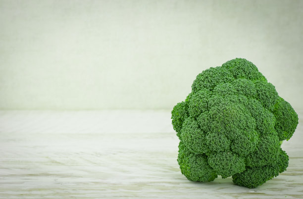 健康的食物背景与新鲜的绿色西兰花图片下载