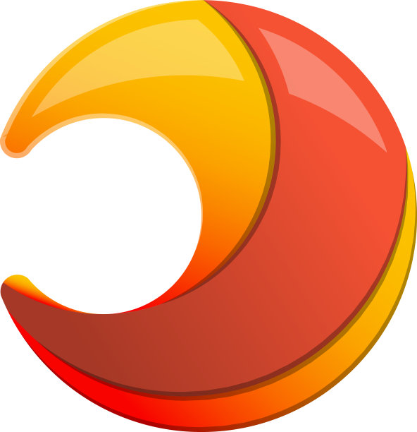 抽象的圆标志与洞插画新潮和简约的风格图片下载