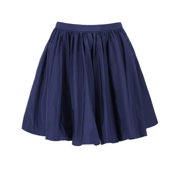 女蓝色夏季短裙图片下载