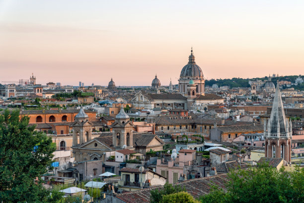 意大利罗马的日落图片下载