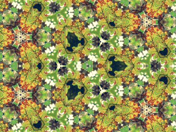 彩色壁纸，绿色和三角形的图案图片下载