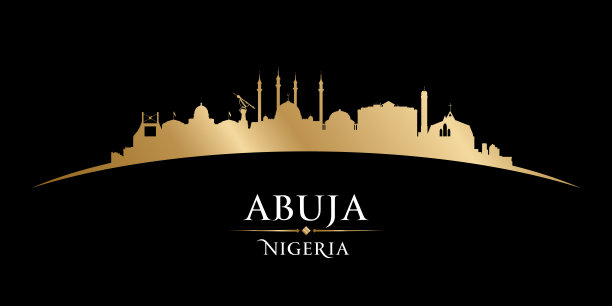 尼日利亚阿布贾城市的轮廓图片下载